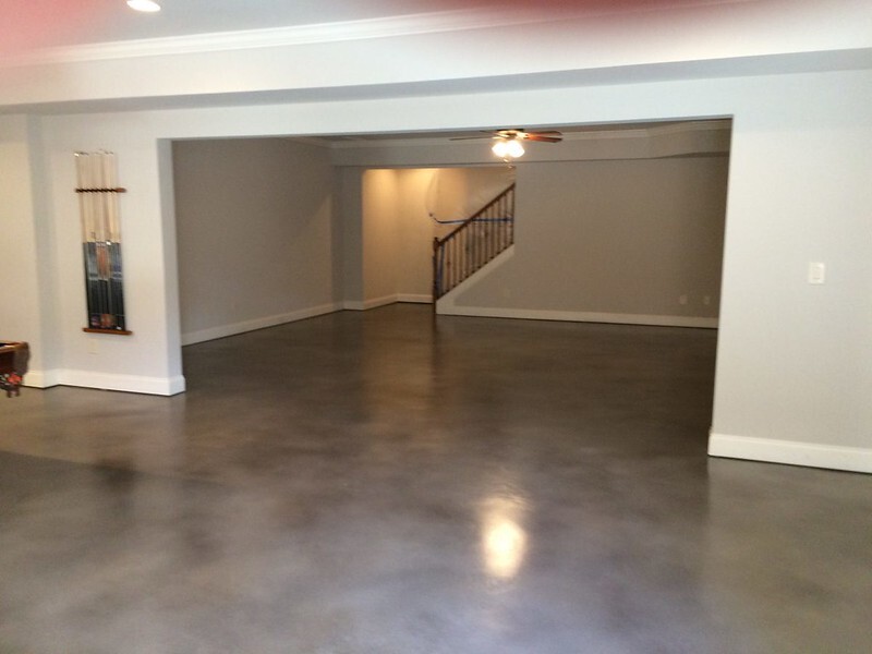 Basement Floor Concrete Resurfacing