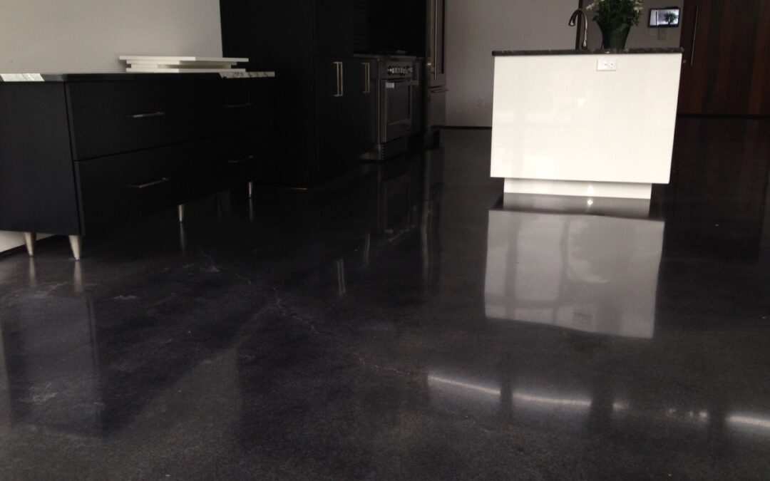 Black Stained Concrete Floors: Stylish, Durable & Affordable Solutions